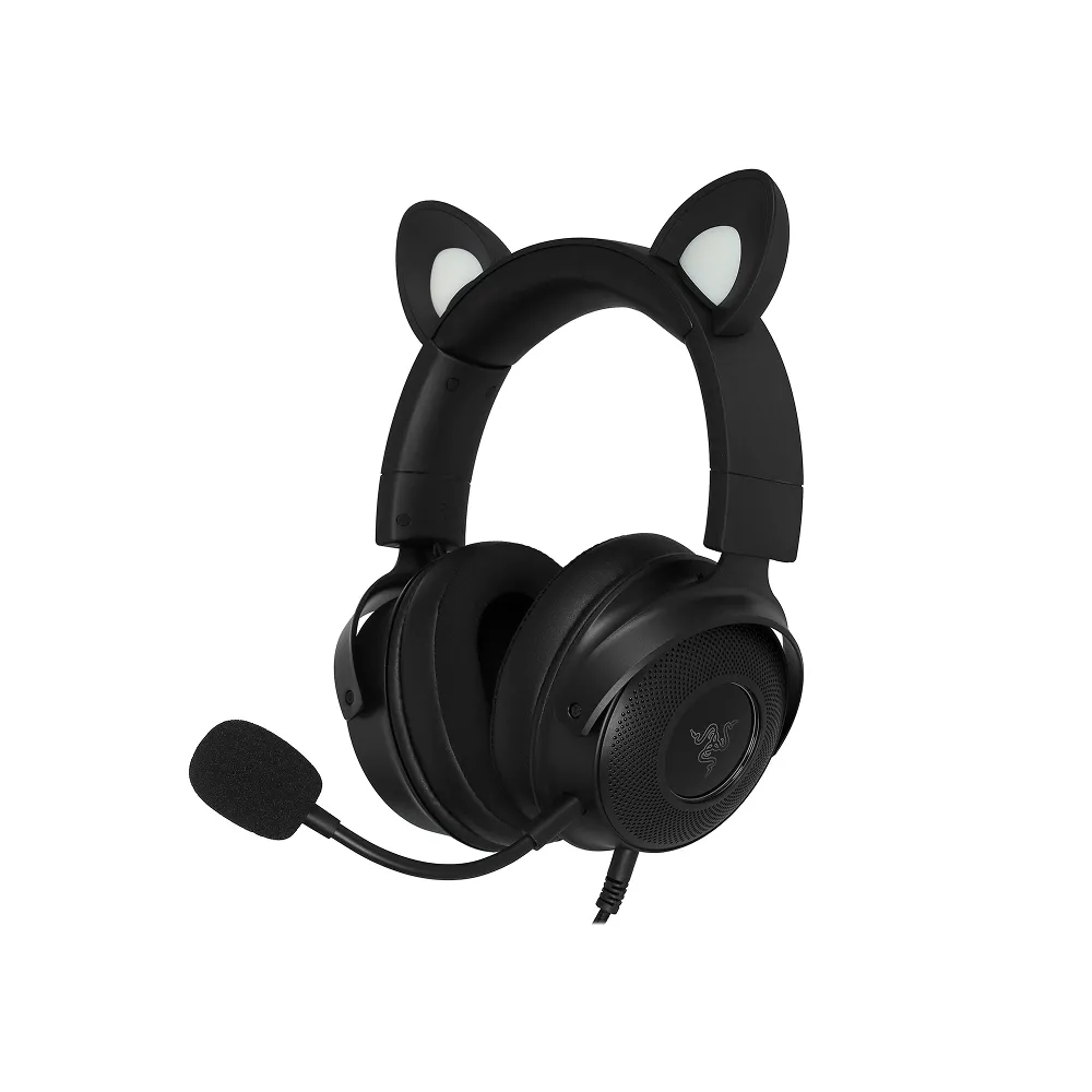 Polnorazmernie quloqchinlar Razer Kraken Kitty Ed. V2 Pro, qora