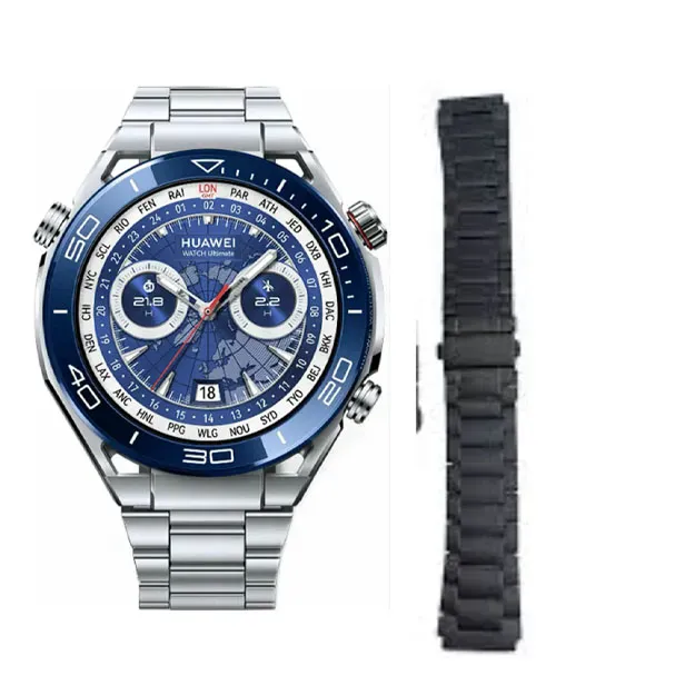 Aqlli soat Huawei Watch Ultimate Titanium Silver Rubber Strap
