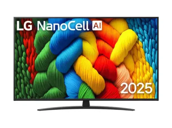 4K UHD televizor LG 43NANO81A6A 43 ", qora