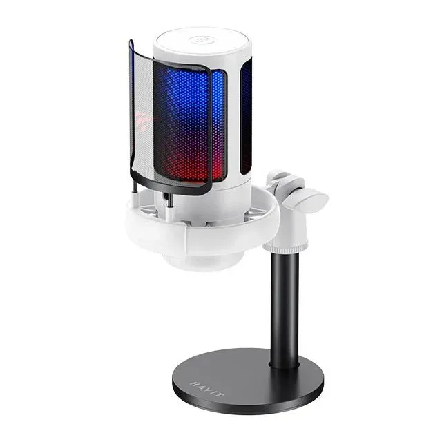 Igrovoy mikrofon HAVIT GK50 Pro mikrofoni, white