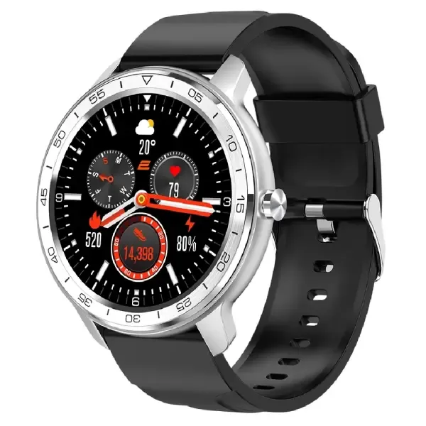 Aqlli soat 2E Alpha X 46 mm, Silver