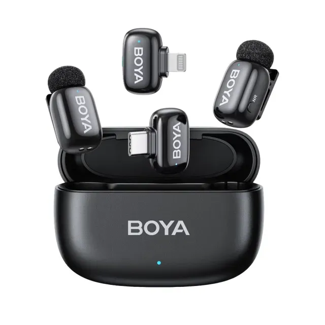 BOYA Mini Combo Black simsiz mikrofon tizimi