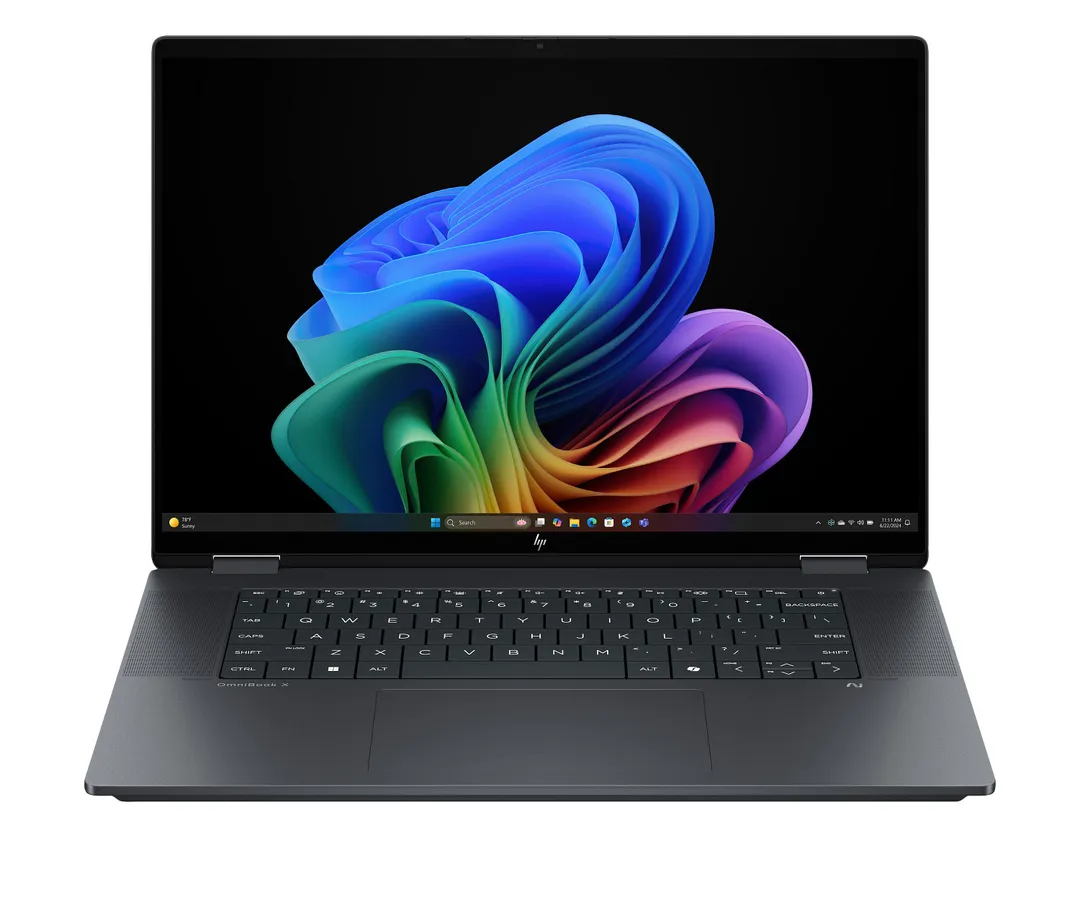 Noutbuk-transformer 2-v-1 s sensornim ekranom HP OMNIBOOK X FLIP 16-as0023dx / Ultra 7-256V / 16 GB / SSD 1 TB / 16", qora