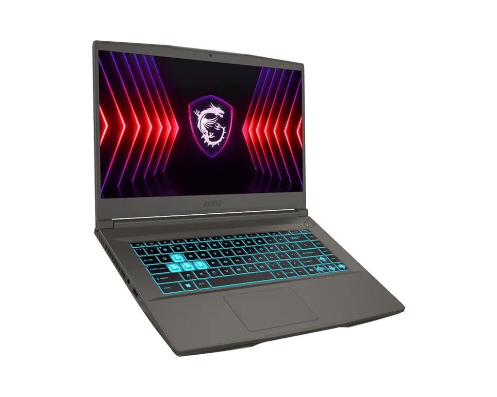 Noutbuk MSI 15 B13UCX THIN / i5-13420H / 16 GB / SSD 512 GB / RTX 2050 / 15.6", Cosmos Gray