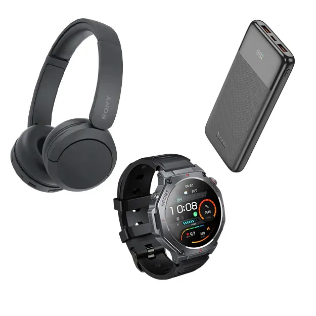 Mujskoy podarochniy nabor Sony WH-CH520, Hoco J121 Fast, Hoco Y37